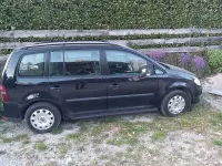 Gebraucht VW Touran Conceptline 105 PS (77 kW) 2008 Schwarz Van / Kleinbus
