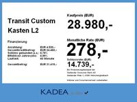 Gebraucht Ford Transit Custom Trend 136 PS (100 kW) 2025 Frostweiß Limousine