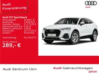 Gebraucht Audi Q3 Sportback Performance 193 PS (141 kW) 2025 Gletscherweiß metallic (metallic) SUV