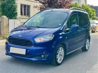 Gebraucht Ford Tourneo Courier Titanium 101 PS (74 kW) 2018 Blau Van / Kleinbus