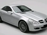 Gebraucht Mercedes SLK200 163 PS (119 kW) 2007 Silber Cabrio