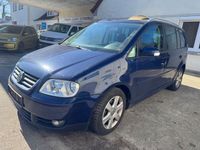 Gebraucht VW Touran Highline 101 PS (74 kW) 2004 Blau Van / Kleinbus