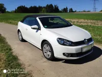 Gebraucht VW Golf Cabriolet Life 122 PS (89 kW) 2013 Weiß Cabrio