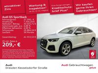 Gebraucht Audi Q5 Sportback Advanced 204 PS (150 kW) 2022 Gletscherweiß metallic SUV