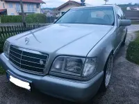 Brugt Mercedes E320 218 HK (160 kW) 1992 Sølv Sedan