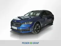 Neu Skoda Superb SportLine 265 PS (194 kW) 2026 Blau Kombi