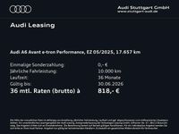 Gebraucht Audi A6 e-tron Performance 269 kW (367 PS) 2025 Grau Kombi