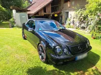 Gebraucht Mercedes CLK200 Avantgarde 163 PS (119 kW) 2001 Schwarz Cabrio