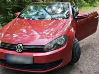 Gebraucht VW Golf Cabriolet 140 PS (102 kW) 2012 Rot Cabrio
