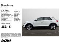 Gebraucht VW T-Roc Style 116 PS (85 kW) 2020 Weiß SUV