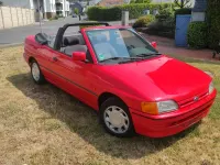 Gebraucht Ford Escort Cabriolet 1991 Rot Cabrio