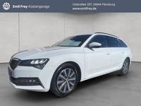 Gebraucht Skoda Superb Ambition 218 PS (160 kW) 2022 Moonweiss metallic Kombi