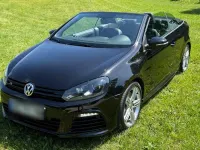 Gebraucht VW Golf Cabriolet R 265 PS (194 kW) 2013 Schwarz Cabrio