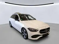 Gebraucht Mercedes C220 Night 200 PS (147 kW) 2021 Polarweiss  unilack Kombi