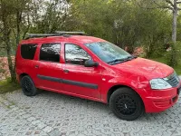 Gebraucht Dacia Logan 85 PS (62 kW) 2011 Rot Kombi