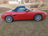 Gebraucht Porsche Boxster 220 PS (161 kW) 2002 Orange Cabrio