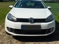 Gebraucht VW Golf VI Trendline 80 PS (58 kW) 2009 Weiß Kleinwagen