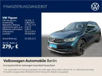 Gebraucht VW Tiguan Elegance 200 PS (147 kW) 2022 Nightshade blue metallic SUV