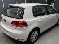Gebraucht VW Golf VI Trendline 105 PS (77 kW) 2010 Weiß Kleinwagen