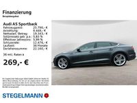 Gebraucht Audi A5 Sportback S-Line 190 PS (139 kW) 2017 Daytonagrau perleffekt Kleinwagen