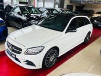 Gebraucht Mercedes C220 AMG line 194 PS (142 kW) 2019 Weiß Limousine