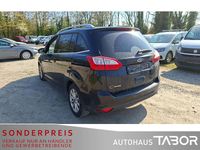 Gebraucht Ford Grand C-Max Titanium 120 PS (88 kW) 2016 Iridiumschwarz metallic Van / Kleinbus