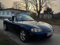 Gebraucht Mazda MX5 110 PS (80 kW) 2003 Blau Cabrio