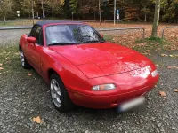 Gebraucht Mazda MX5 90 PS (66 kW) 1995 Rot Cabrio