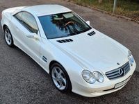 Gebraucht Mercedes SL500 306 PS (225 kW) 2006 Designo mystic weiß metallic Cabrio