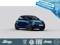 Neu Fiat 500e La Prima 86 kW (118 PS) 2026 Ozean grün Limousine