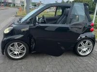 Gebraucht Smart ForTwo Cabrio Brabus 120 PS (88 kW) 2008 Schwarz Cabrio