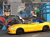 Gebraucht Mazda MX5 110 PS (80 kW) 2002 Gelb Cabrio