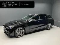 Gebraucht Mercedes C220 AMG 197 PS (144 kW) 2024 Metalliclack obsidianschwarz Kombi