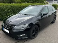 Używany Seat Leon FR 179 KM (131 kW) 2016 Czarny Kombi