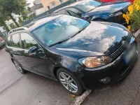 Gebraucht VW Golf VI 2010 Schwarz Kleinwagen
