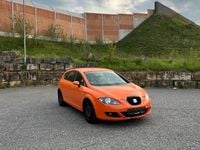 Usata Seat Leon 102 CV (75 kW) 2008 Arancione Utilitaria