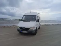 Używany Mercedes Sprinter 129 KM (94 kW) 2002 Biały Van
