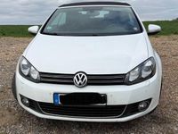 Gebraucht VW Golf Cabriolet Life 105 PS (77 kW) 2014 Weiß Cabrio