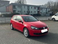 Gebraucht VW Golf VI 80 PS (58 kW) 2009 Rot Kleinwagen