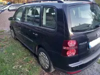 Gebraucht VW Touran Conceptline 105 PS (77 kW) 2008 Schwarz Van / Kleinbus