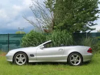 Gebraucht Mercedes SL500 306 PS (225 kW) 2001 Silber Cabrio