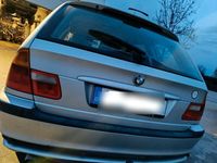 gebraucht BMW 318 e46 i VfL m43b19 Touring Silber AHK Bauauto