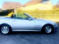 Second-hand Mercedes SLK200 163 CP (119 kW) 2003 Argintiu Cabrio
