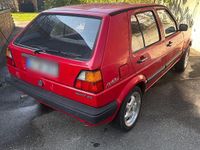Gebraucht VW Golf II 69 PS (50 kW) 1990 Rot Kleinwagen
