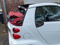 gebraucht Smart ForTwo Cabrio Weiß rotes Dach