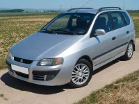 Gebraucht Mitsubishi Space Star 111 PS (81 kW) 2004 Silber Van / Kleinbus
