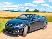 Gebraucht VW T-Roc Cabriolet R-line 150 PS (110 kW) 2022 Schwarz Cabrio