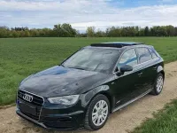 Używany Audi A3 S-Line 184 KM (135 kW) 2014 Zielony Sedan/Limuzyna