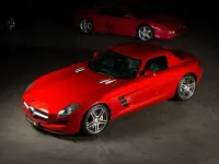 Gebraucht Mercedes SLS AMG AMG 571 PS (419 kW) 2010 Rot Coupé