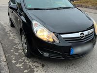 Gebraucht Opel Corsa 2009 Schwarz Kleinwagen